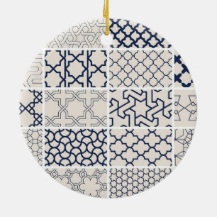 Ornamento con estampado árabe