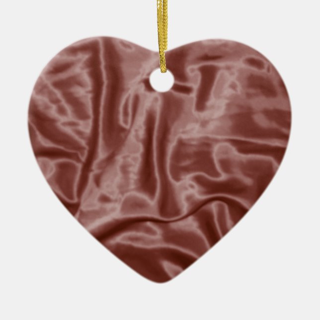 Ornamento con forma de satinado-corazón de chocola (Frente)