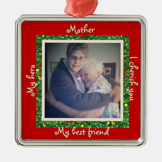 Ornamento con la familia, Ornamento de Navidad Mad (Frente)