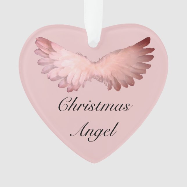 Ornamento conmemorativo de ángel del cielo para na (Anverso)