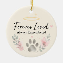 Ornamento conmemorativo de gato – Personalizado