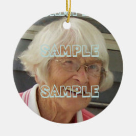 Ornamento conmemorativo de la foto