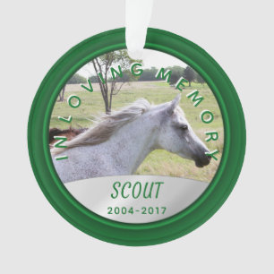 Ornamento conmemorativo de mascota en memoria amor