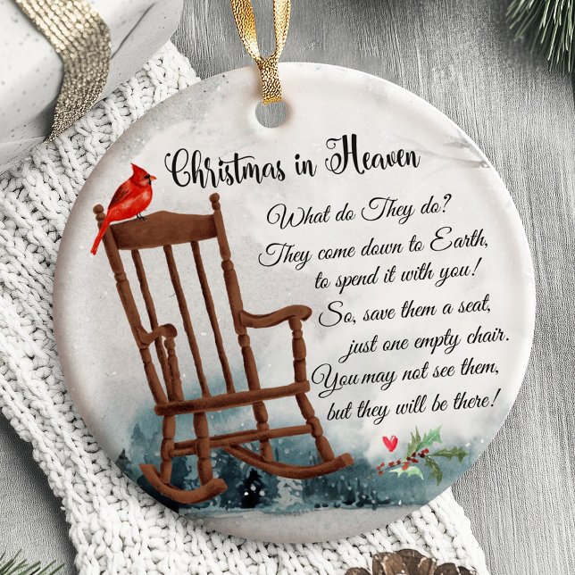 Ornamento conmemorativo de Navidad Alguien del cie (Memorial Christmas ornament)