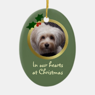 Ornamento conmemorativo de perros de Navidades de 