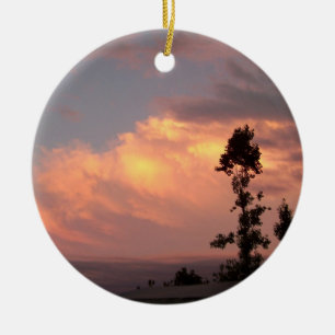 Ornamento conmemorativo del atardecer