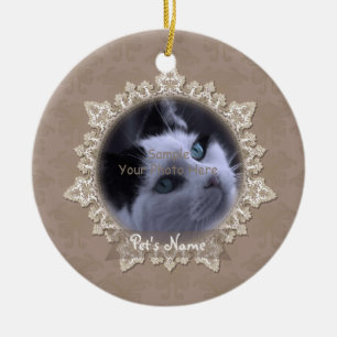 Ornamento conmemorativo del gato del Mascota de en