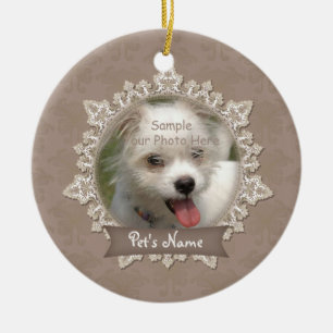 Ornamento conmemorativo del Mascota de encaje vint