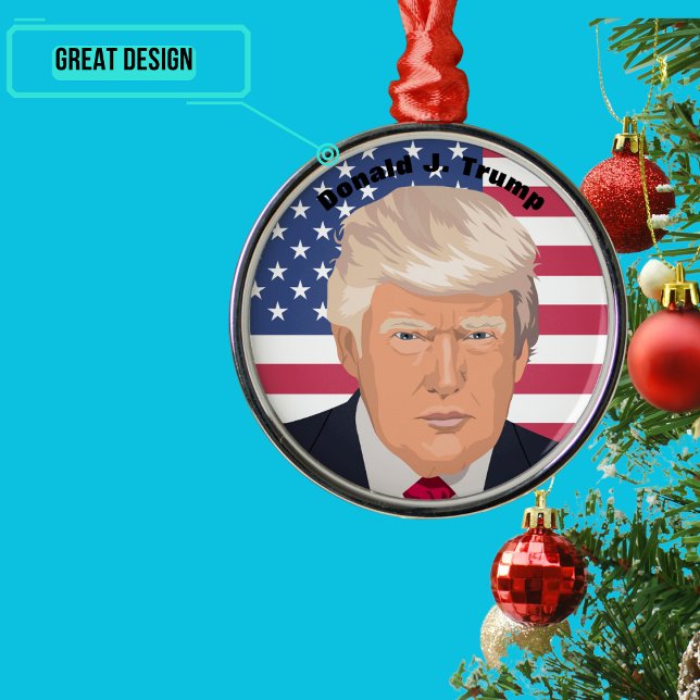 Ornamento conmemorativo del presidente Donald J. T (Please enjoy our design and see the others in the collection.)