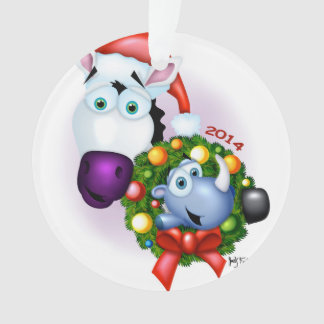 Ornamento conmemorativo enérgico 2014 del navidad