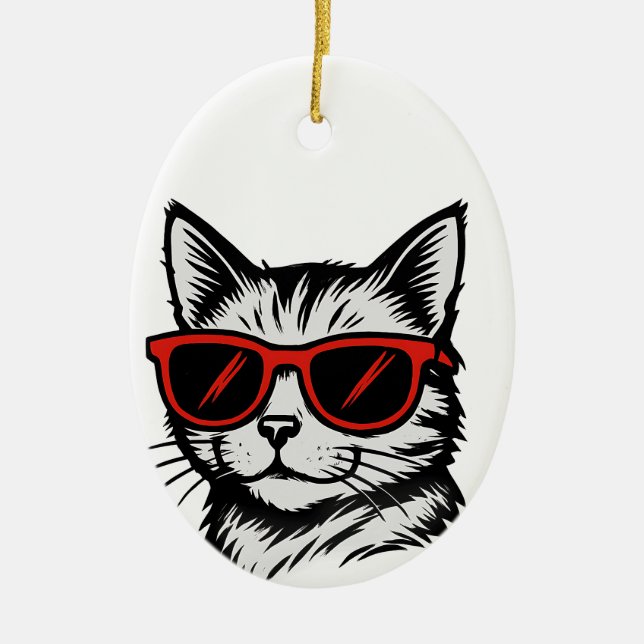 Ornamento conmemorativo Mascota personalizado (Frente)