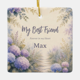 Ornamento conmemorativo personalizado para mascota