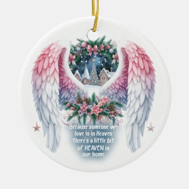 Ornamento conmemorativo _ Porque alguien a quien a (Frente)