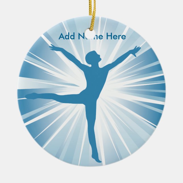 Ornamento conocido adaptable del bailarín de la (Frente)