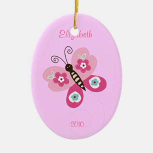 Ornamento conocido personalizado MARIPOSA del