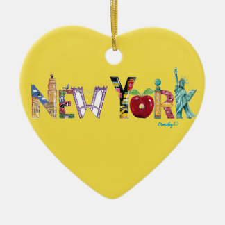 Ornamento Corazón de Nueva York