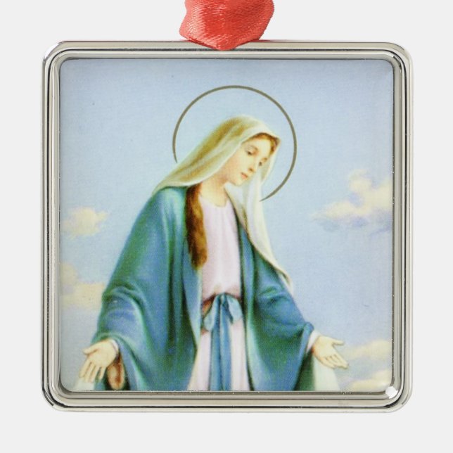 Ornamento creciente de la luna del Virgen María (Frente)