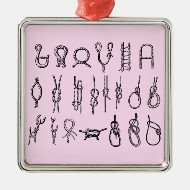 Ornamento cuadrado con los nudos (Frente)