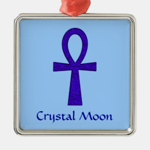 Ornamento cuadrado de Blue Ankh Premium