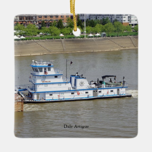 Ornamento cuadrado de Dale Artigue (Anverso)