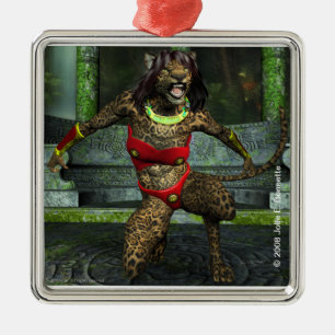 Ornamento cuadrado de Defiance Premium