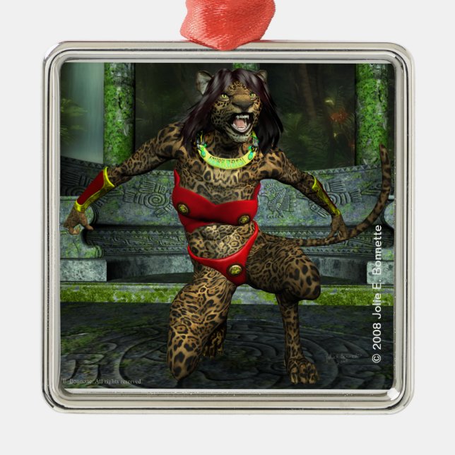 Ornamento cuadrado de Defiance Premium (Frente)