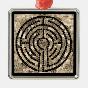 Ornamento cuadrado de LABYRINTH V Premium