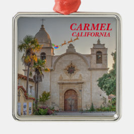 Ornamento cuadrado de Navidades Carmel Premium