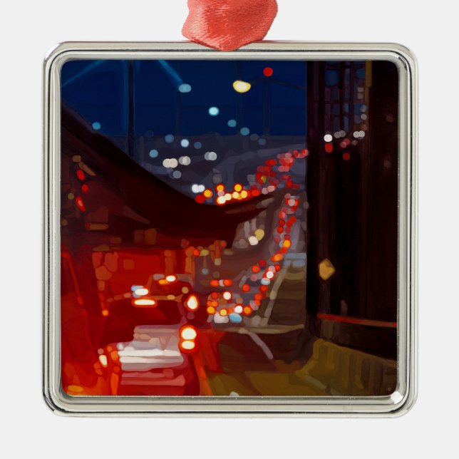 Ornamento cuadrado - Esperar (Frente)