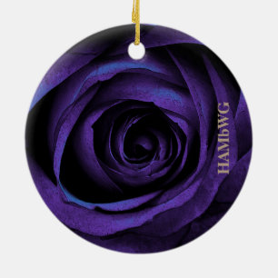 Ornamento cuadrado HAMbyWG - Rosa púrpura