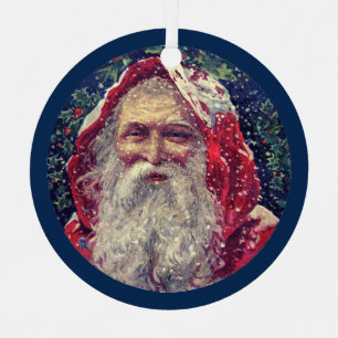 Ornamento cuadrado metalizado