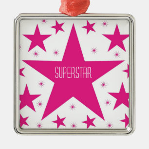 Ornamento cuadrado premium de la colección Superst