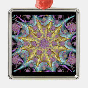 Ornamento cuadrado superior #3 del caleidoscopio