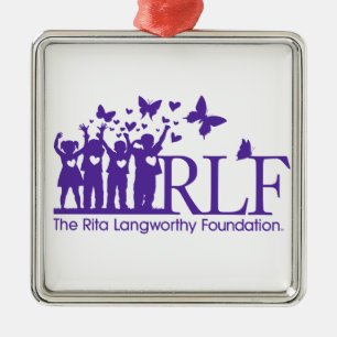 Ornamento cuadrado superior del logotipo de RLF