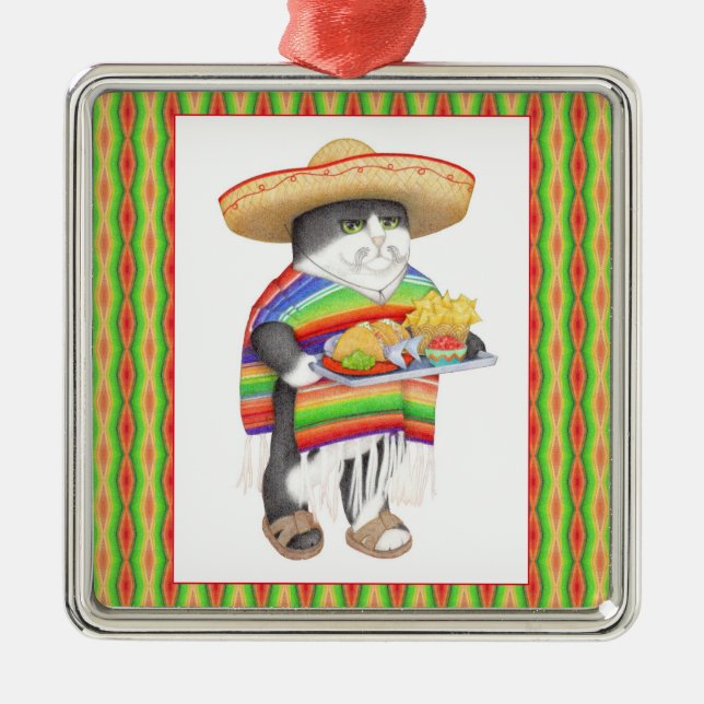 Ornamento cuadrado WENDELITO Premium (Frente)