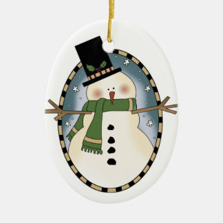 Ornamento cutáneo de snowman