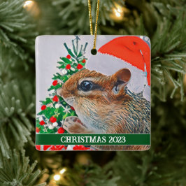 Ornamento Cute Chipmunk