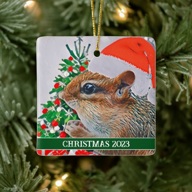 Ornamento Cute Chipmunk (Árbol)
