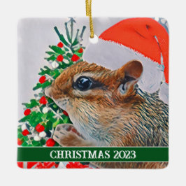 Ornamento Cute Chipmunk