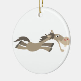 Ornamento Cute Swift Personalizado Horse