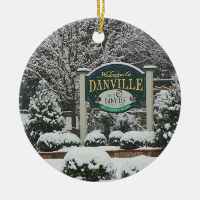 Ornamento Danville Pennsylvania (Frente)