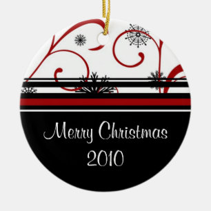 Ornamento de 2010 Felices Navidad