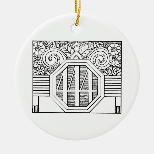 ornamento de 444 logotipos (Frente)