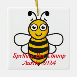 Ornamento de abeja ortográfica