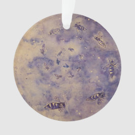 Ornamento de abejas espaciales