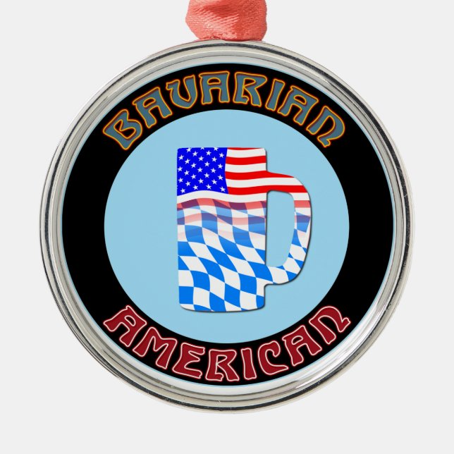 Ornamento de acero americano bávaro (Frente)