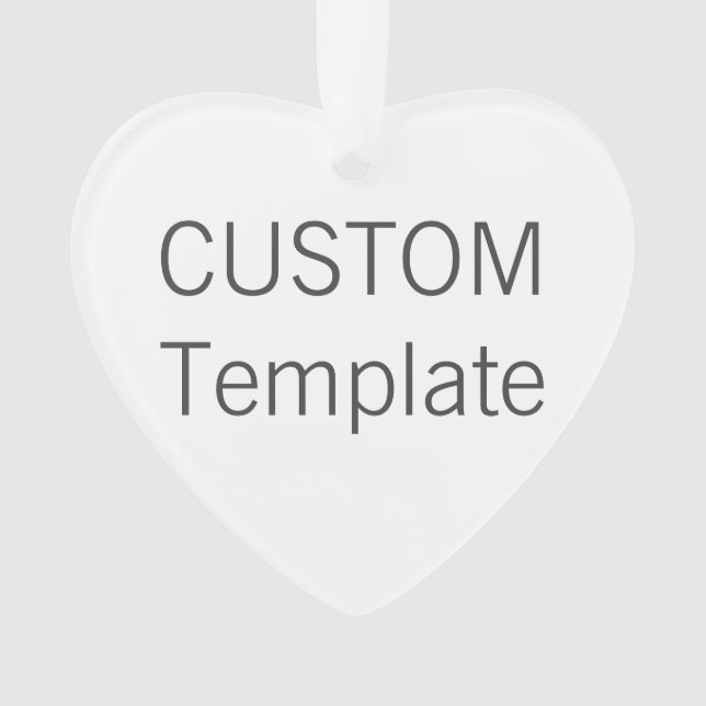 Ornamento de acrílico de encargo del árbol de (Anverso)