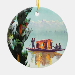 Ornamento de afiches de viaje de la India