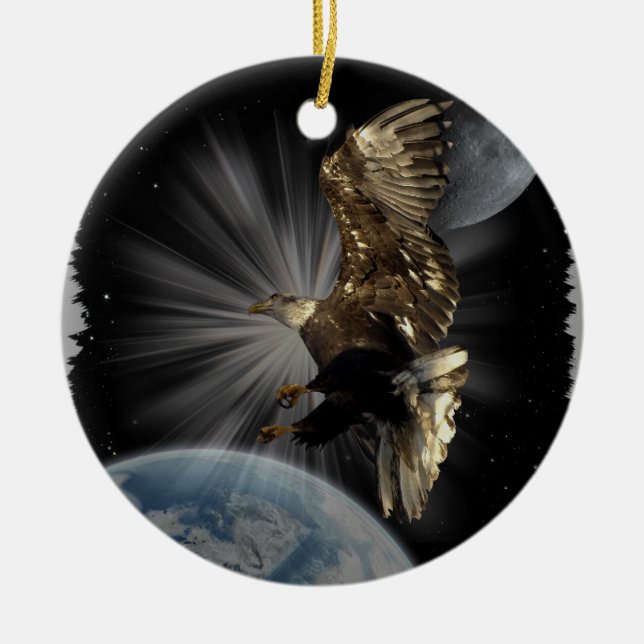 Ornamento de águila calva (Frente)