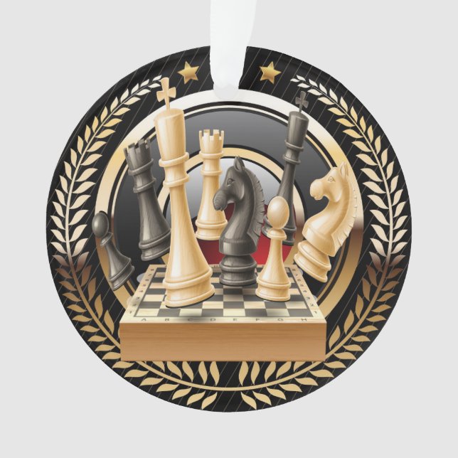 ORNAMENTO DE AJEDREZ (Anverso)